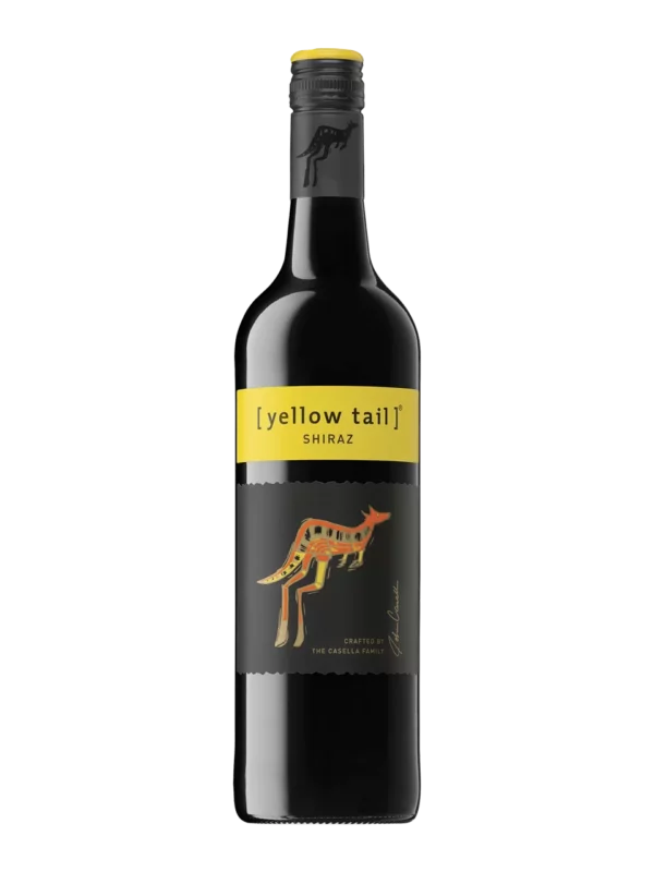 yellow tail Shiraz roze wine